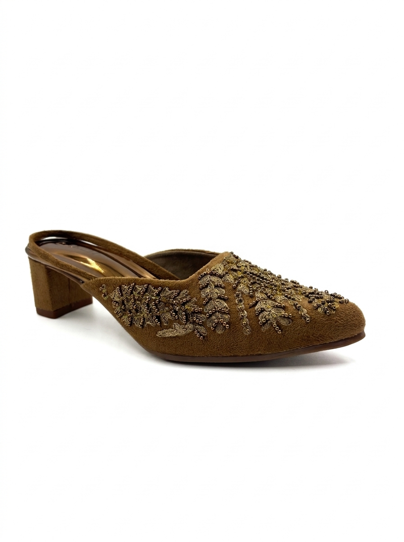 Women's Bridal Mules