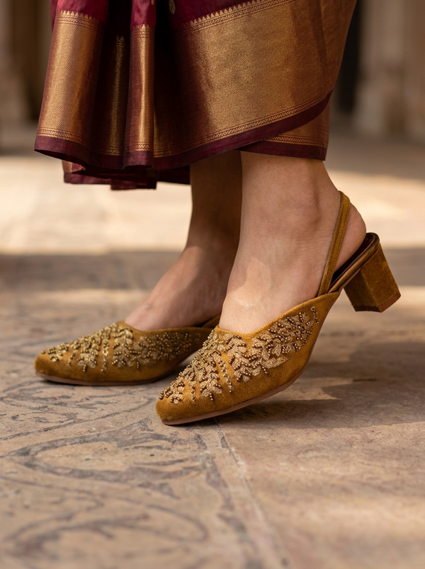 Women's Bridal Mules