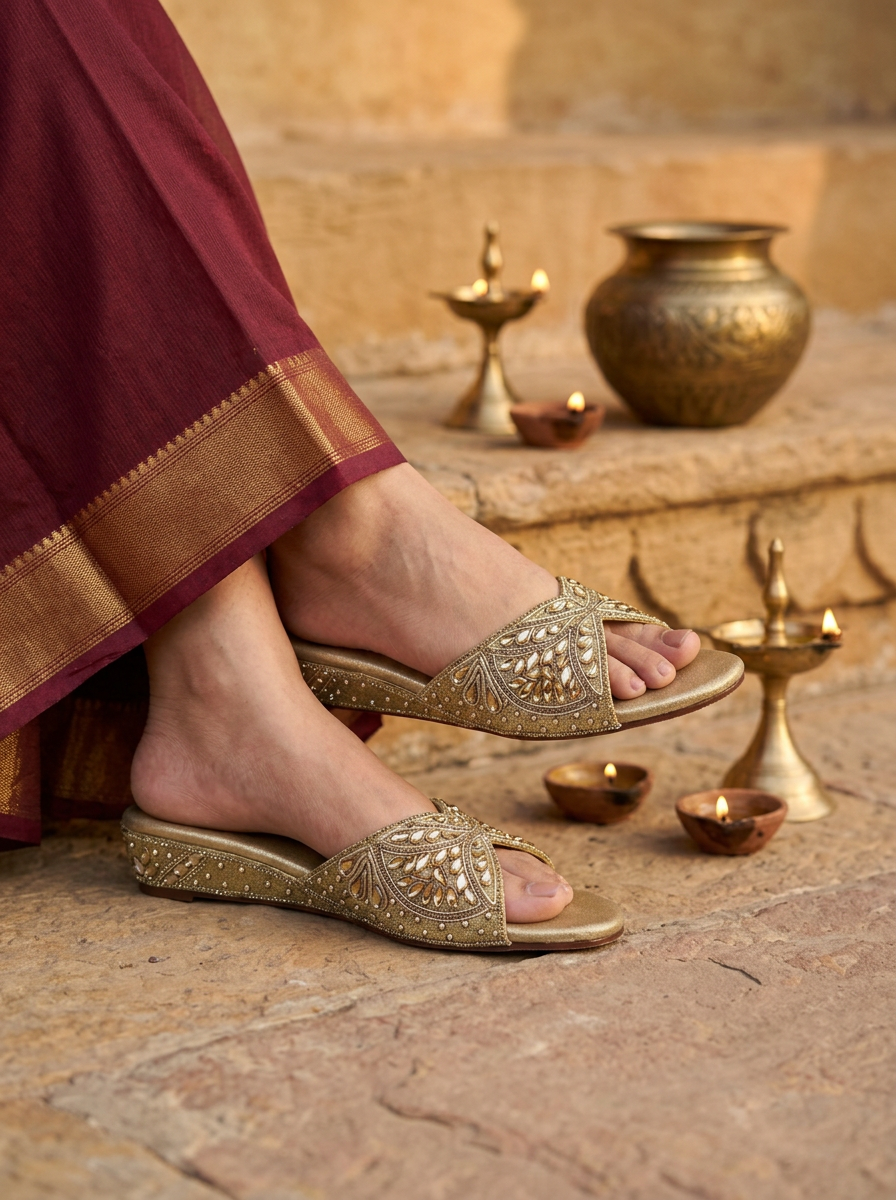 Women's Bridal Slip On